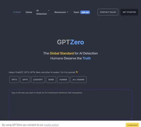 GPTZero - AI Tool Info, Reviews, Alternatives | sayhi2.ai