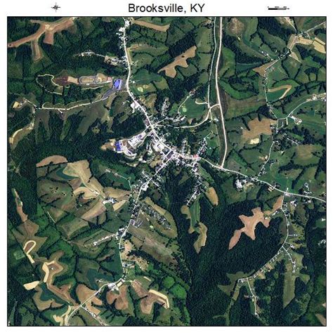 Aerial Photography Map of Brooksville, KY Kentucky