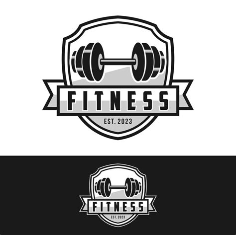 Premium Vector | Gym logo emblems fitness labels and design template