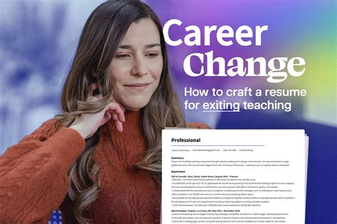 How to Craft an Effective Resume for a Teacher Career Change