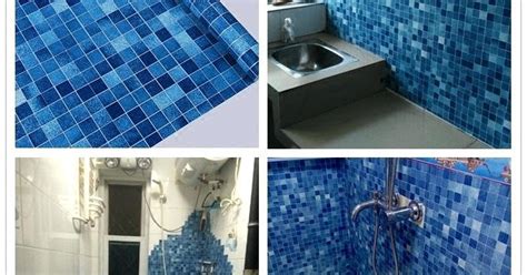 WATERPROOF BATHROOM TILES KITCHEN BATHROOM TOILET SELF ADHESIVE MOSAIC ...