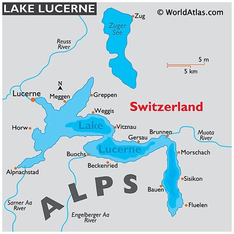 Lake Lucerne - WorldAtlas