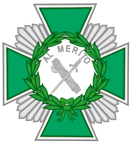 File:Silver Cross of the Order of Civil Guard Merit.svg - Wikimedia Commons