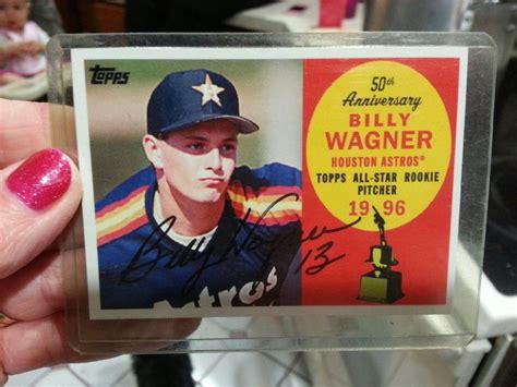 Billy Wagner Houston Astros, 50th Anniversary, Autograph, All Star ...