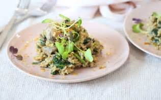 Mushroom Garlic Risotto [Vegan, Gluten-Free] | Whole food recipes ...