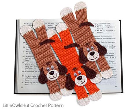 160 Crochet Pattern - Dog bookmark or decor - Amigurumi PDF file by Zabelina CP