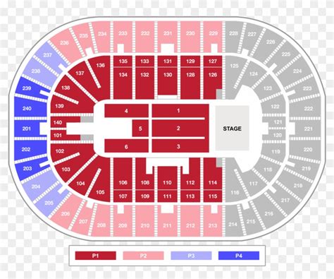 Individual Tickets - U - S - Bank Arena , Png Download - Gila River Arena Seating Chart With ...