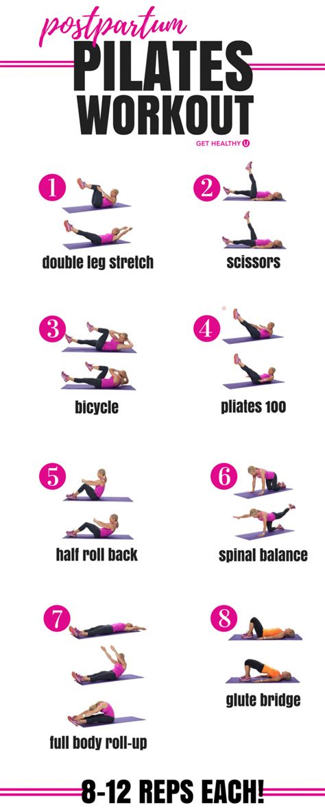 Tips on fitness workouts 747 | Pilates workout, Post partum workout, Postnatal workout