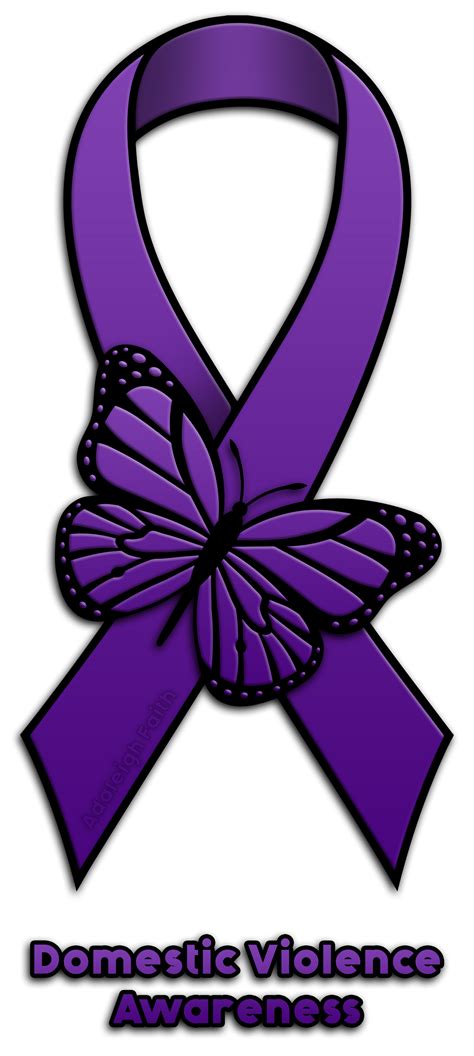 Domestic Violence Awareness Ribbon V3 by AdaleighFaith on DeviantArt