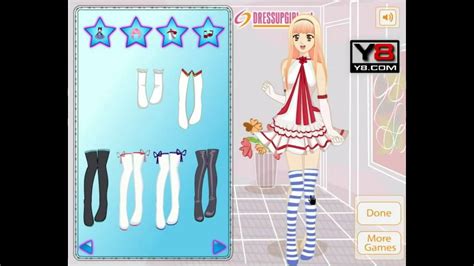 Anime Girl Fashion Dress Up - Y8.com Online Games by malditha - YouTube