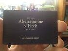 Abercrombie Fitch Merchandise Credit / Gift Card $210.80 US - amp, $210 ...