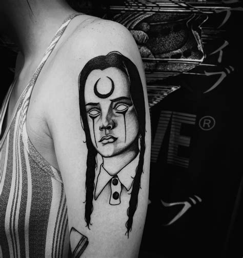 Wednesday addams tattoo ideas photos