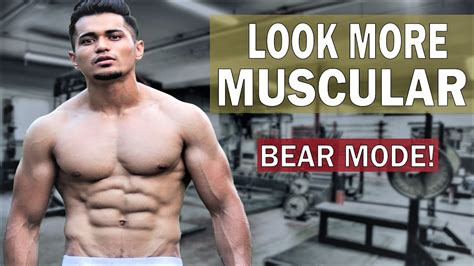 Bear Mode Workout | Look More Muscular - YouTube