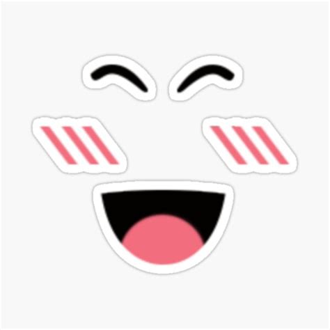 "roblox face" Sticker by rosebaby- | Redbubble