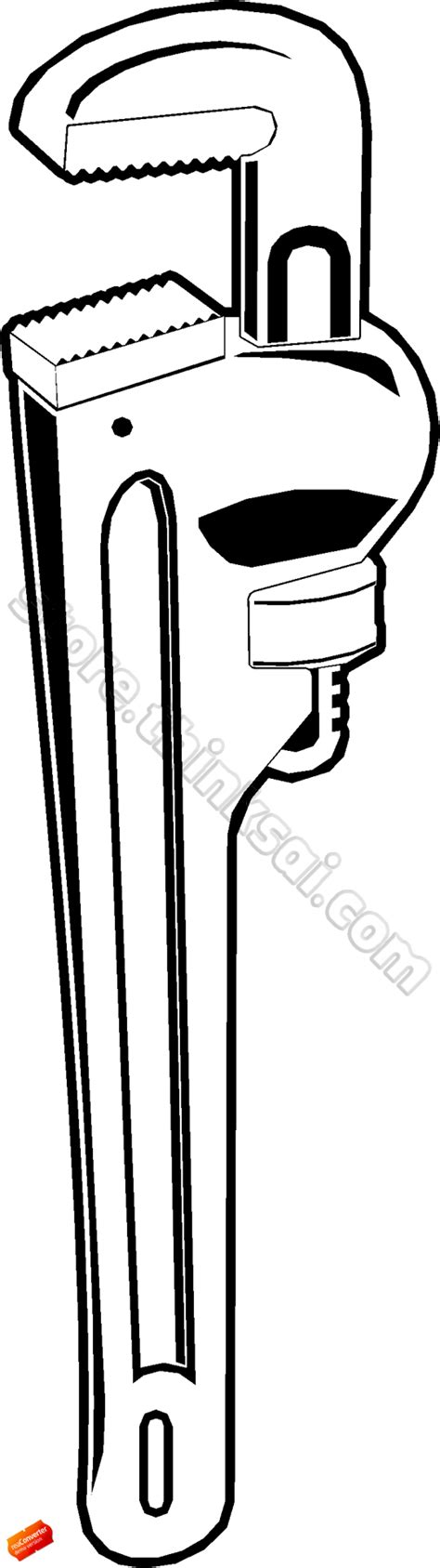 Pipe Wrench Silhouette at GetDrawings | Free download