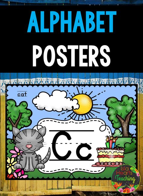 Watercolor Alphabet Posters Alphabet Poster Bulletin - vrogue.co