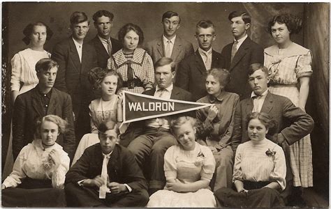 SW Waldron MI RARE 1911 Waldron High School Student Group … | Flickr