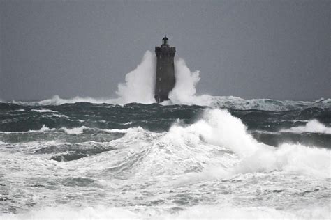 Storm Ciaran in pictures: Record-breaking gusts hit western France