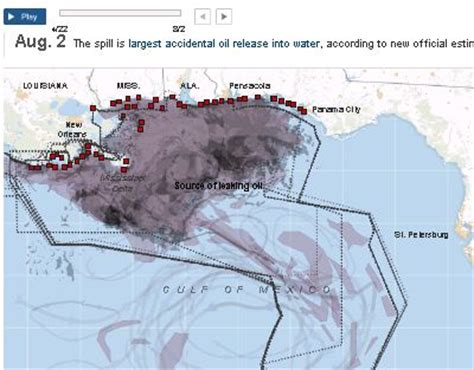 Four Best BP Oil Spill Maps To See How It Spread | Top Secret Writers