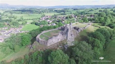 Montgomery Castle Ruins from the Air - YouTube