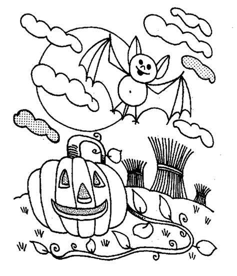 Printable Coloring Pages For Halloween Coloring Town