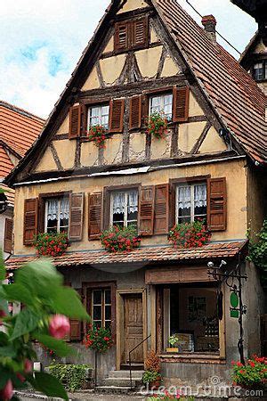 French village, Alsace, France | German houses, House, Alsace