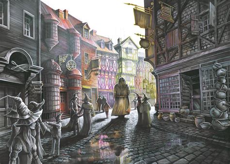 Diagon Alley by Katarzyna-Kmiecik on DeviantArt