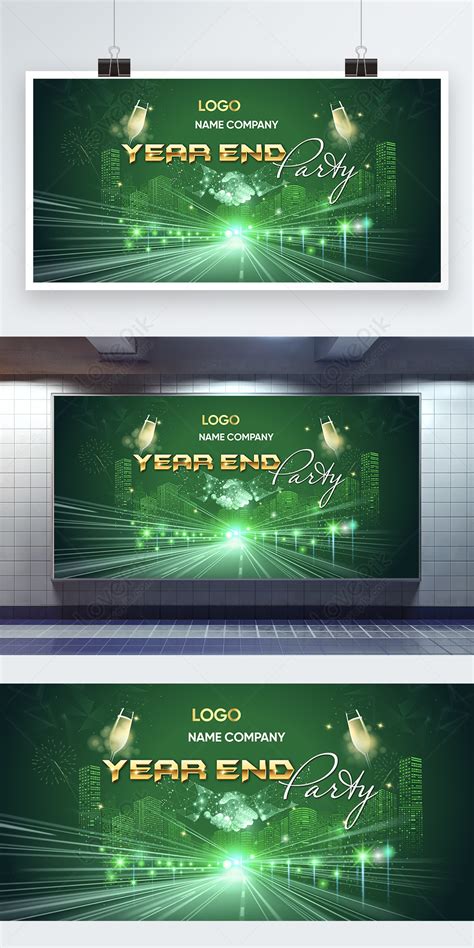 Year end party- happy new year background template template image ...