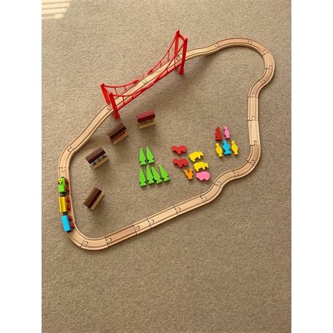 Wooden train track set | in Hethersett, Norfolk | Gumtree