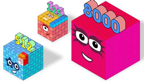 Cube Numbers - Numberblocks 1 to 8000! Chords - Chordify