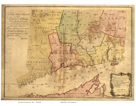 Old Maps of Connecticut reprints