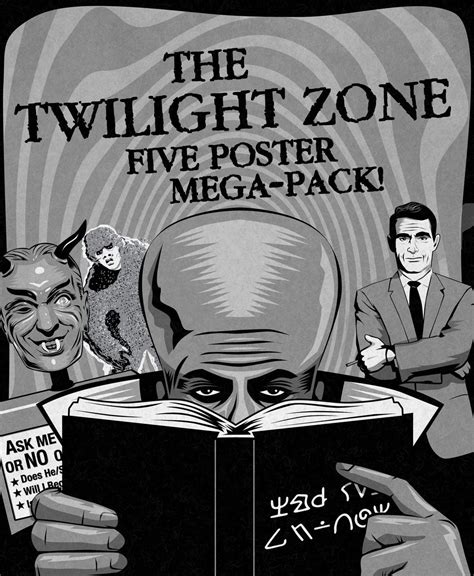 Twilight Zone 5-episode 13x19 Poster Set - Etsy