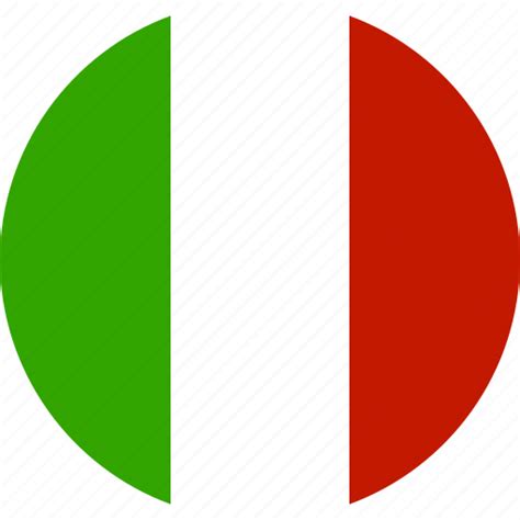 Circle, country, flag, italian, italy, national icon