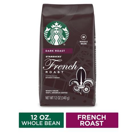 Starbucks Dark Roast Whole Bean Coffee — French Roast — 100% Arabica ...