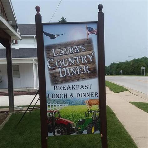 Menu at Laura's Country Diner restaurant, Laura