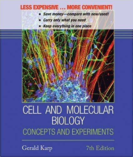 Test Bank For Cell And Molecular Biology 7th Edition By Gerald Karp - Student Saver Team Since ...