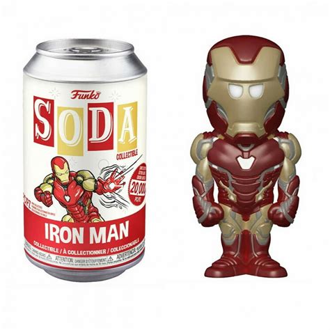 Funko POP! Soda Marvel Comics Iron Man 4.25" Vinyl Figure in a Can - Walmart.com - Walmart.com