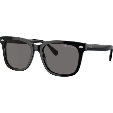 Buy Polo Ralph Lauren PH4210 Black/Grey Polarised Sunglasses