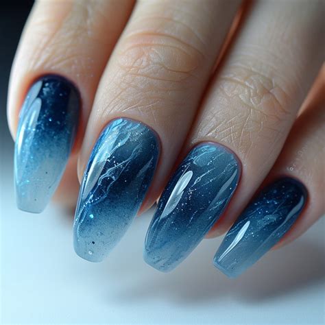 💙💅 Blue Ombre Nails 2024: Cool Glamour Trends 💙💅 | by Nailkicks | Medium