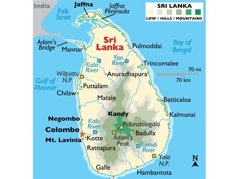 Sri Lanka Geography & Map | Flamingo Travels