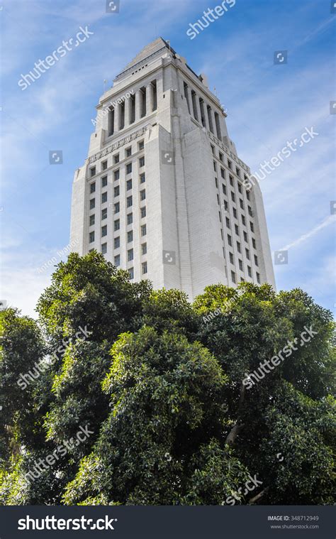 Los Angeles City Hall California Building Stock Photo 348712949 ...