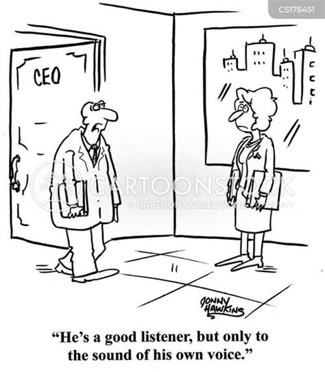 Cartoon – CEO is a Good Listener | HENRY KOTULA