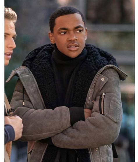 Power Book II Tariq St Patrick Shearling Jacket with Hood - Jackets Expert