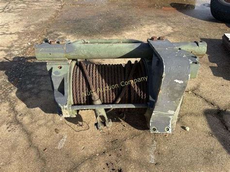 Military 5 ton winch - Nutt Auction