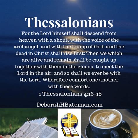 Deborah H Bateman - Author | 1 Thessalonians 4_16-18