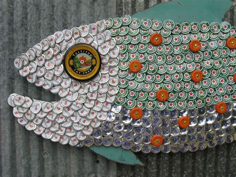 John T. Unger | Bottle Cap Mosaic Fish No. 47, 2008