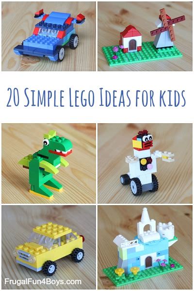 20 Simple Projects for Beginning LEGO Builders - Frugal Fun For Boys ...