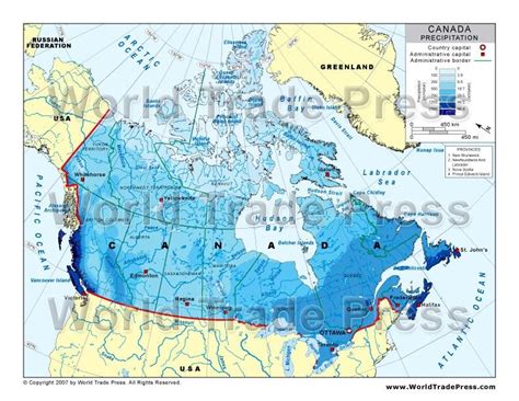 Precipitation map of Canada | Precipitation, Baffin, Wastewater