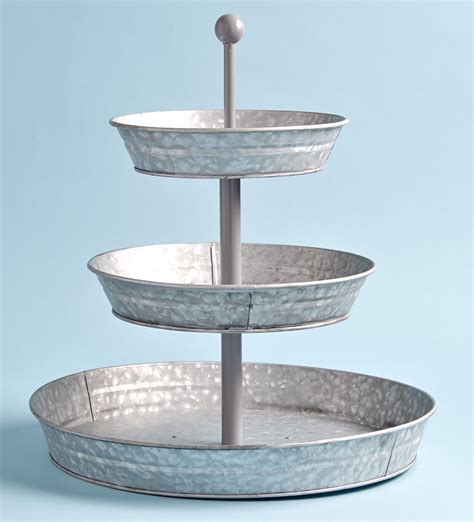 3-Tier Rustic Vertical Kitchen Stand with Galvanized Nepal | Ubuy