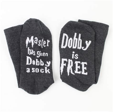 Master Has Given Dobby A Sock Dobby Is Free Socks – Best Compression Socks Sale